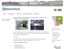 Tablet Screenshot of innovatics.fi