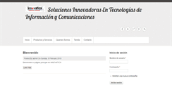 Desktop Screenshot of innovatics.com.mx