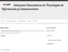 Tablet Screenshot of innovatics.com.mx